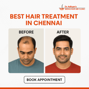 Read more about the article Best Hair Treatment in Chennai – Regain Your Confidence at Adityan Clinic
