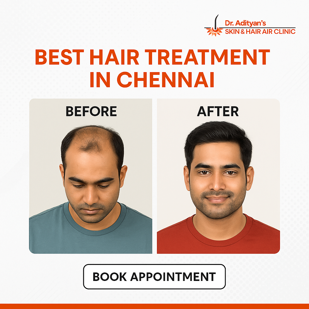 You are currently viewing Best Hair Treatment in Chennai – Regain Your Confidence at Adityan Clinic