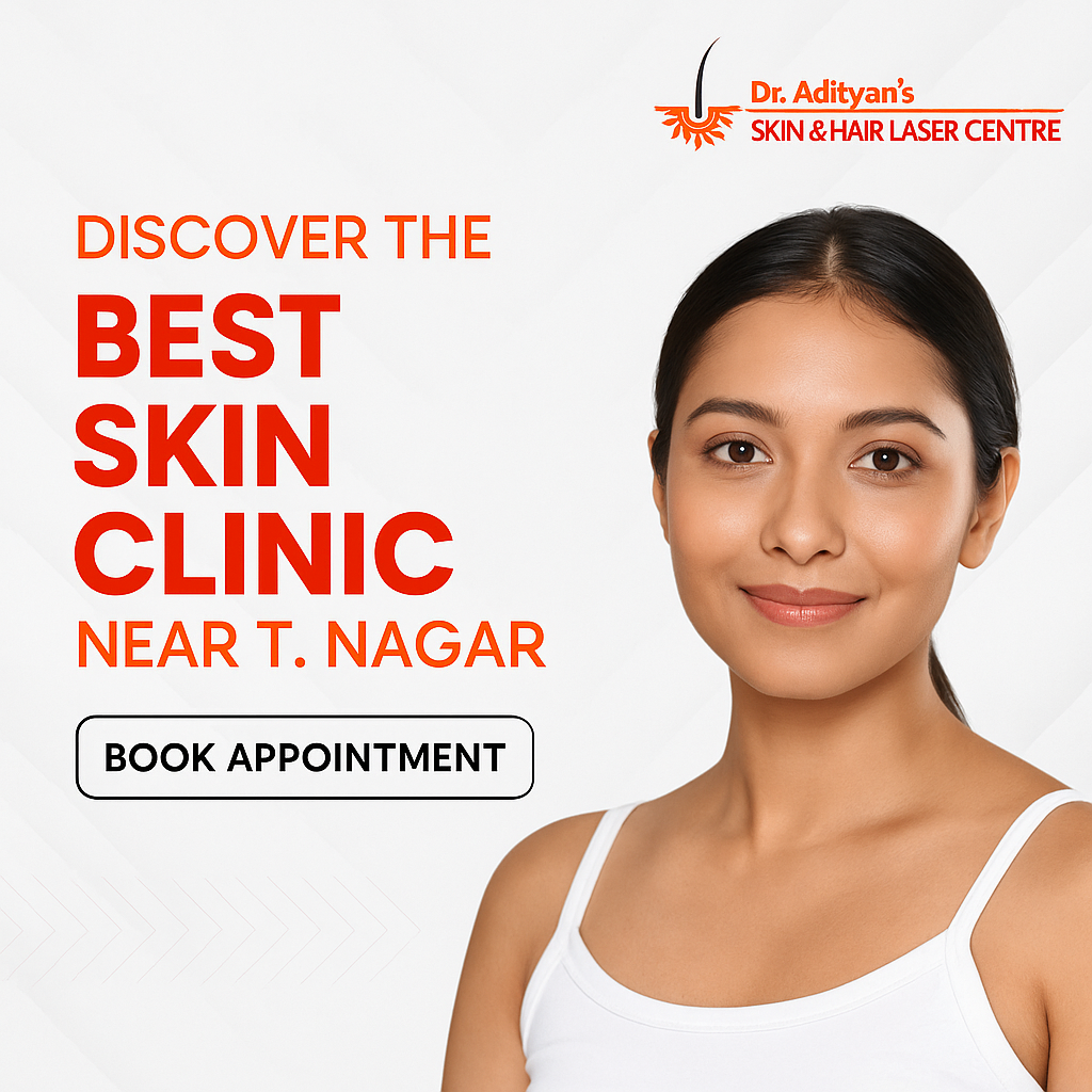 Read more about the article Best Skin Clinic Near T. Nagar – Adityan Skin clinic