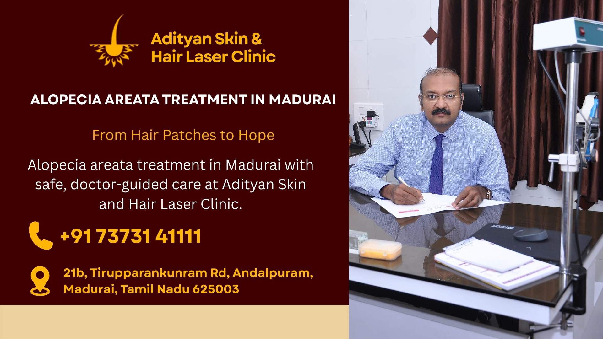 Read more about the article From Hair Patches to Hope: Alopecia Areata Treatment in Madurai