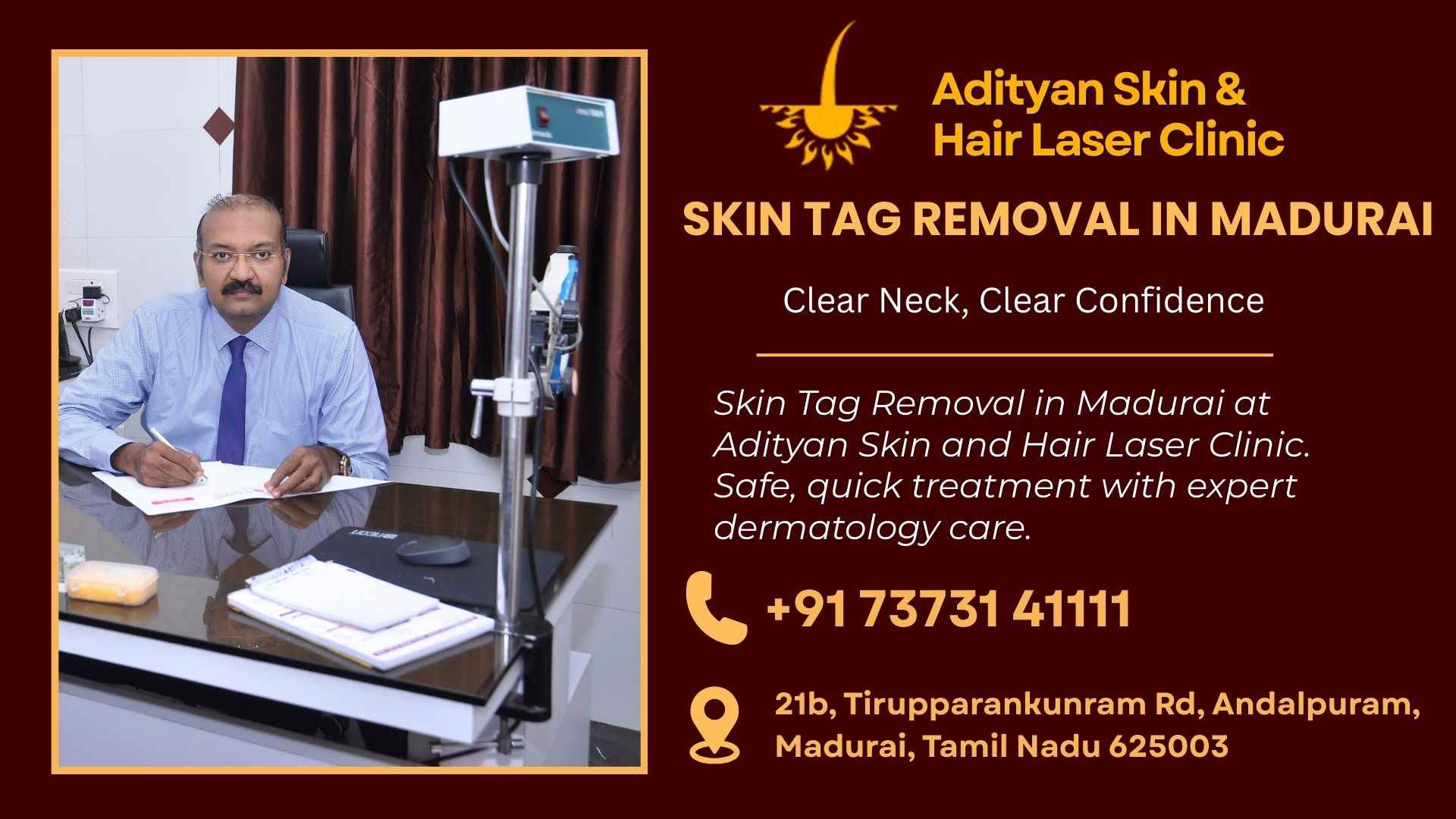 Read more about the article Clear Neck, Clear Confidence – Skin Tag Removal Madurai