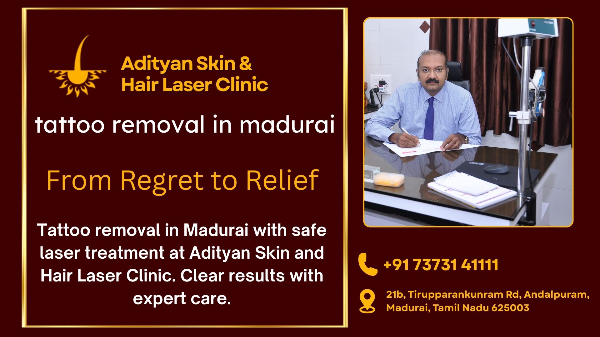 Read more about the article From Regret to Relief: Trusted Tattoo Removal in Madurai
