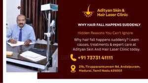 Read more about the article Why Hair Fall Happens Suddenly – Hidden Reasons You Can’t Ignore